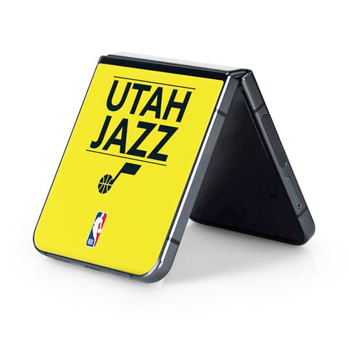 NBA Utah Jazz Standard - Yellow Galaxy Z Flip5 5G Skin